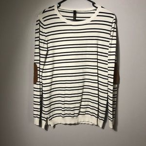 renee c. | Black and White Striped Shirt